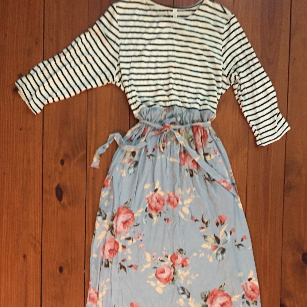 XL Pink Blush Maternity Dress